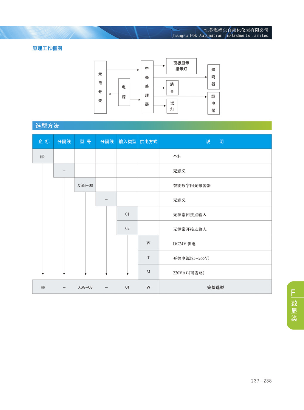 HR-XSG智能数字闪光报警器(图2)